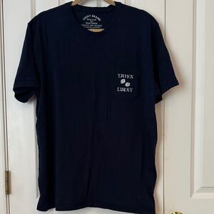 Lucky Brand Dark Blue Short Sleeve Tee